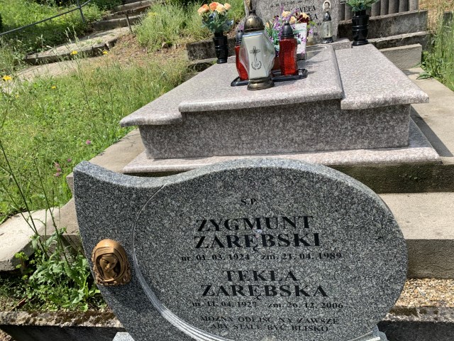 Tekla Zarębska 1927 Komańcza - Grobonet - Wyszukiwarka osób pochowanych