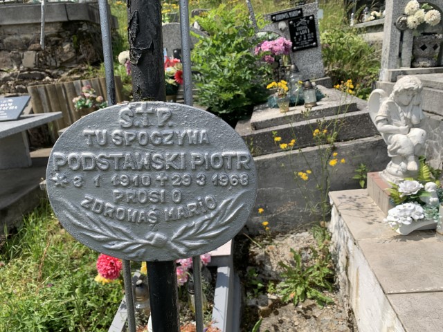 Piotr Podstawski 1910 Komańcza - Grobonet - Wyszukiwarka osób pochowanych