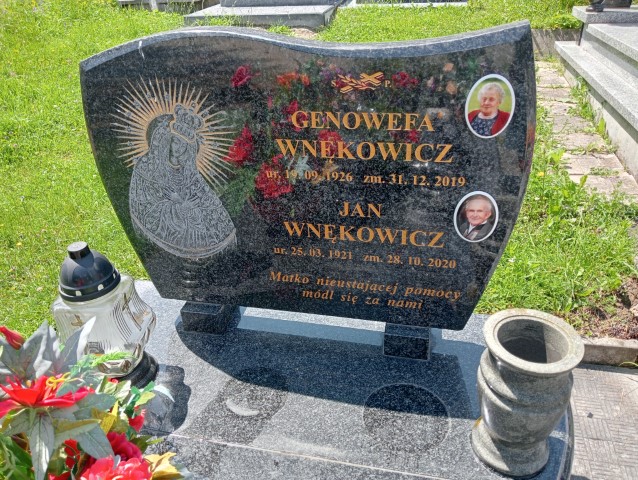 Genowefa Wnękowicz 1926 Komańcza - Grobonet - Wyszukiwarka osób pochowanych