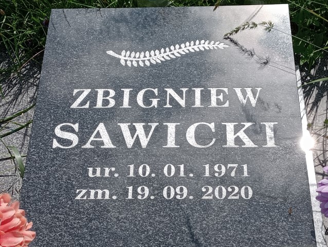 Zbigniew Sawicki 1971 Komańcza - Grobonet - Wyszukiwarka osób pochowanych