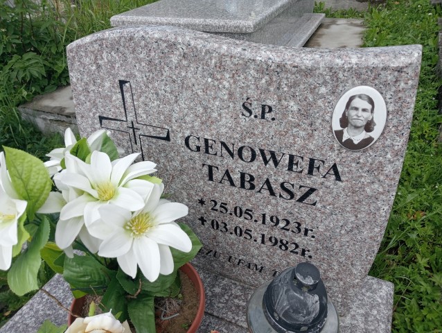 Genowefa Tabasz 1923 Komańcza - Grobonet - Wyszukiwarka osób pochowanych